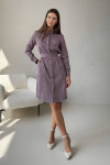 Платье «Таска» сливового цвета