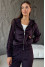 Plum-colored Nevis suit