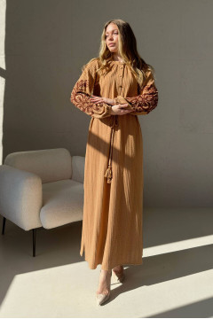 Сукня «Галатея» охрового кольору