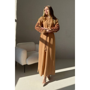 Сукня «Галатея» охрового кольору