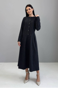 Платье «Новелла» графитового цвета