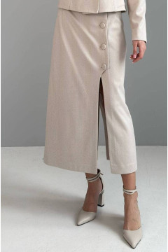 Юбка «Ингрид» бежевого цвета