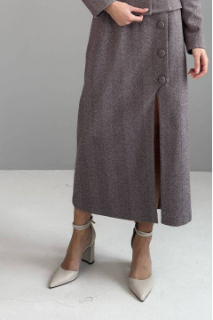 Спідниця «Інгрід» кольору мокко