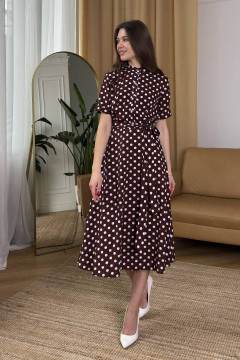 Сукня «Романтика» шоколадного кольору