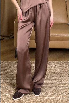 Брюки «Анетта» шоколадного кольору