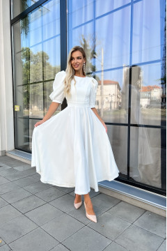 Платье «Аделіна» молочного цвета