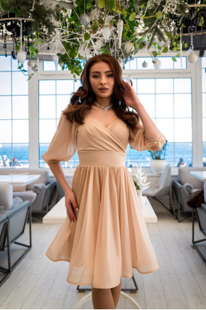 Dress "Elvina" beige