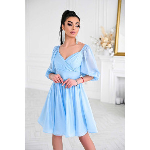 Dress "Elvina" light blue