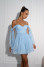 Платье «Мілея» голубого цвета