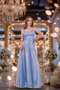 Платье «Ріона» синего цвета