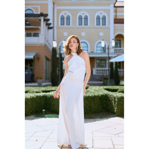 Dress "Wayne" milky color