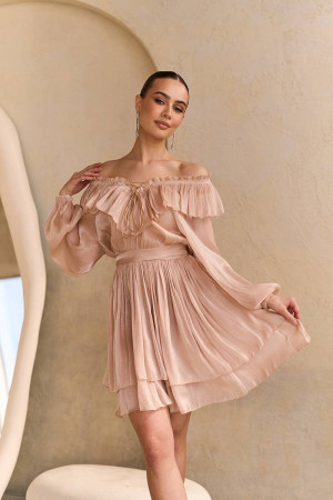 Dress "Celia" beige