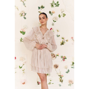 Cream-colored dress "Celia"
