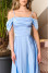 "Vailis" dress in light blue