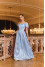 Dress "Irisana" light blue