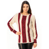 Knitted vyshyvanka "Marusya" with red ornament
