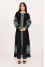 Knitted dress "Mattiola" in black