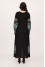 Knitted dress "Mattiola" in black