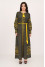 Knitted dress "Mattiola" olive color