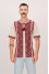 Knitted men's embroidered shirt "Ignat"