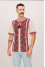 Knitted men's embroidered shirt "Ignat"