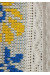 Вязаная вышиванка "Ромашка" с сине-желтым орнаментом