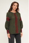 Knitted embroidered shirt 