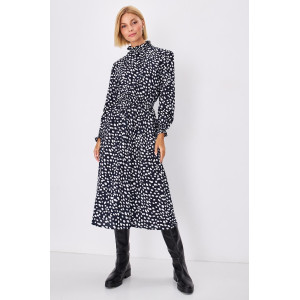 Платье «Віолін» темно-синего цвета