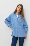 Сорочка «Аврора» блакитного кольору
