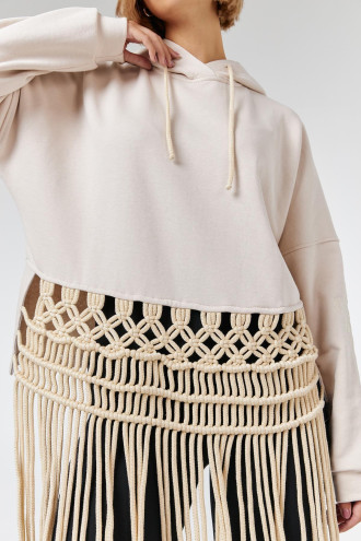 Світшот «Філліса» бежевого кольору Світшот «Філліса» бежевого кольору