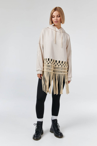 Світшот «Філліса» бежевого кольору Світшот «Філліса» бежевого кольору