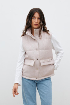 Жилетка «Рейла» кольору рожевого кварцу