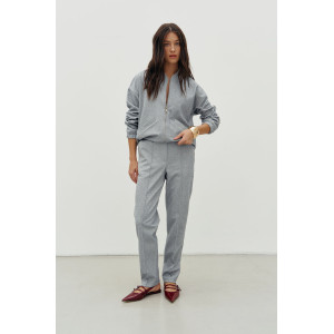 Брючний костюм «Фрім» сірого кольору