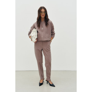 Брючний костюм «Фрім» світло-коричневого кольору