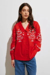 Вишиванка «Василина» червоного кольору