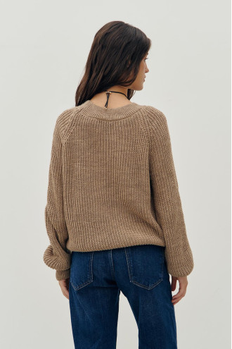 Свитшот «Велері» бежевого цвета Свитшот «Велері» бежевого цвета