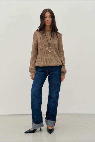 Свитшот «Велері» бежевого цвета Свитшот «Велері» бежевого цвета