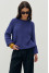 Свитшот «Велері» темно-голубого цвета Свитшот «Велері» темно-голубого цвета