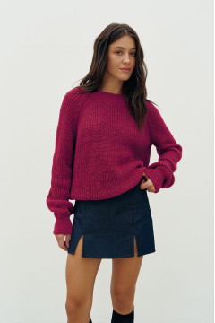 Свитшот «Велері» малинового цвета