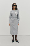 Dress "Astoria" gray