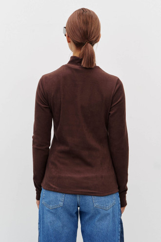 Світшот «Раміна» шоколадного кольору Світшот «Раміна» шоколадного кольору