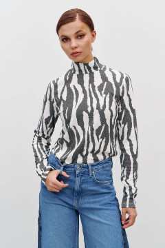 Світшот «Бельмонт» сірого кольору з принтом