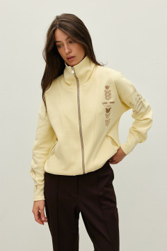 Світшот «Поезія» лимонного кольору