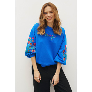 Sweatshirt "Nation" blue