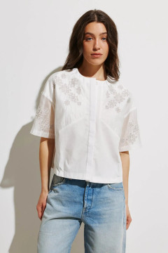 Рубашка «Меланка» белого цвета