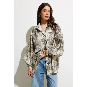 Рубашка «Мілана» серого цвета