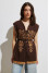 Жилет «Наріка» коричневого цвета
