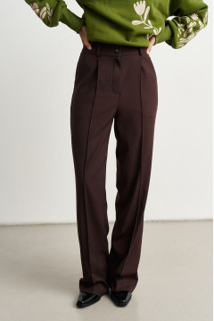 Брюки «Брейн» темно-коричневого кольору