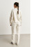 Брючний костюм «Баранці» молочного кольору