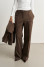 Брючний костюм «Хельга» коричневого кольору